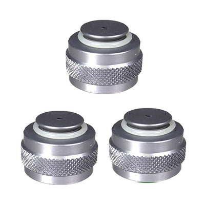 Paintball Tank Valve Protector / Thread Saver - Grey / Silver - 3 pack