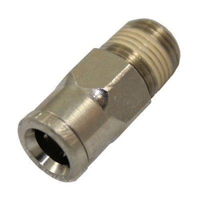 Paintball Macroline Fitting - Straight - Nickel