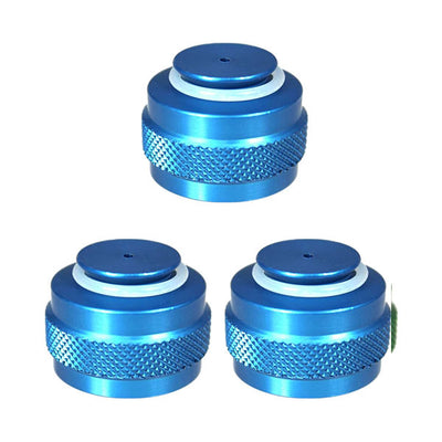 Paintball Tank Valve Protector / Thread Saver - Blue - 3 pack