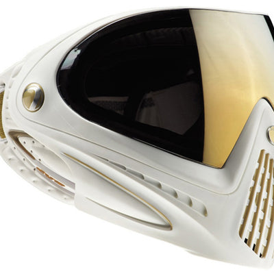 Dye i4 Paintball Goggles w/ Thermal Lens - White/Gold