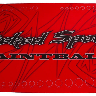 Wicked Sports Paintball Gun Tech Mat - Tribal Red