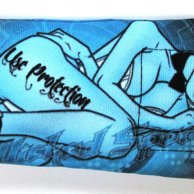 Wicked Sports Barrel Sock / Cover by Kohn Sports - Pinup Girl 1 Blue