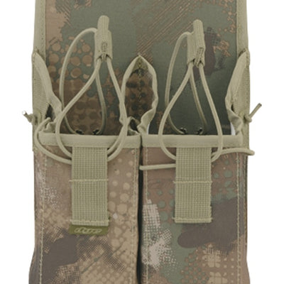 Dye Tactical Molle Vest Accessory - Clip Pouch - Double Dyecam