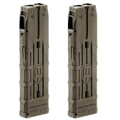 Dye DAM Magazines - 20 Rd Mags - 2 Pack - Dark Earth