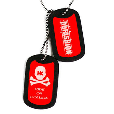 HK Army Dog Tags - Red