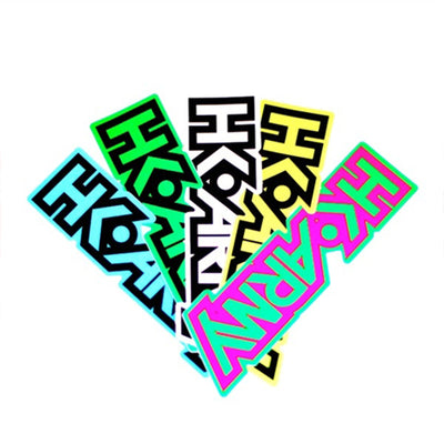 HK Army Sticker Pack - Typeface