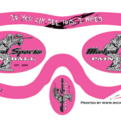 Wicked Sports Goggle Wrap - E-Flex, E-Vents, Vents  - WS Pink