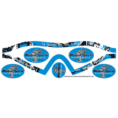 Wicked Sports Goggle Wrap - Dye I4 - WS Blue