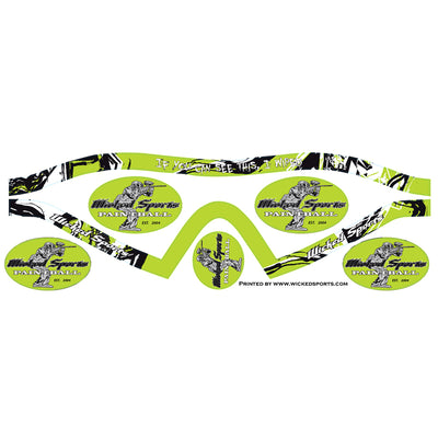 Wicked Sports Goggle Wrap - Dye I4 - WS Lime