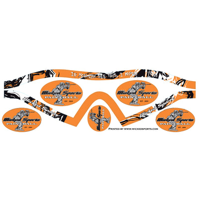 Wicked Sports Goggle Wrap - Dye I4 - WS Orange