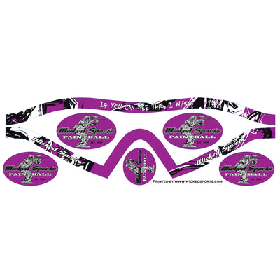 Wicked Sports Goggle Wrap - Dye I4 - WS Purple