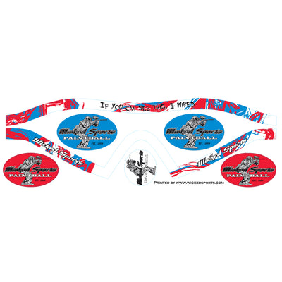 Wicked Sports Goggle Wrap - Dye I4 - WS Patriot