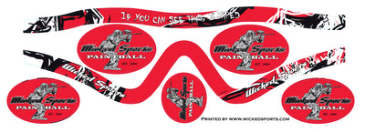 Wicked Sports Goggle Wrap - Sly Profit - WS Red