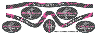 Wicked Sports Goggle Wrap - Sly Profit - WS Carbon Fiber Pink