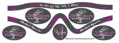 Wicked Sports Goggle Wrap - Sly Profit - WS Carbon Fiber Purple