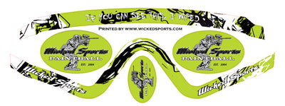 Wicked Sports Goggle Wrap - V-Force Profiler - WS Lime