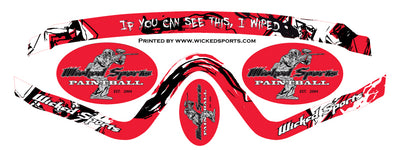 Wicked Sports Goggle Wrap - V-Force Profiler - WS Red