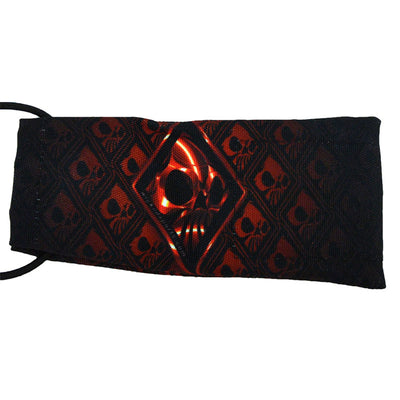 Wicked Sports Paintball Barrel Cover / Sock - Wicked Skulls - Red