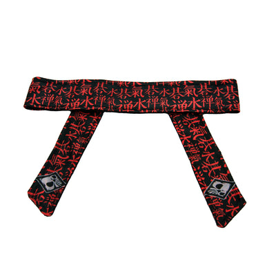 Wicked Sports Headband - Long Tie - Ninja - Black