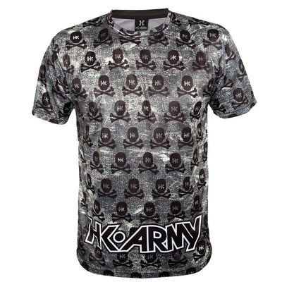 HK Army Dri Fit T-Shirt - All Over - Denim Skulls