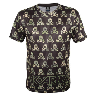 HK Army Dri Fit T-Shirt - All Over - Recon Camo Skulls