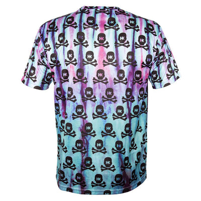 HK Army Dri Fit T-Shirt - All Over - Tie Dye Skulls