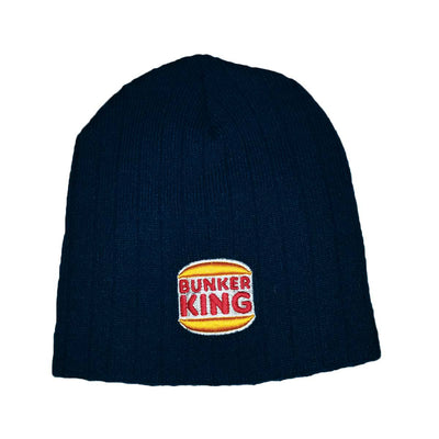 Bunker Kings Beanie - BK Logo - Navy Blue