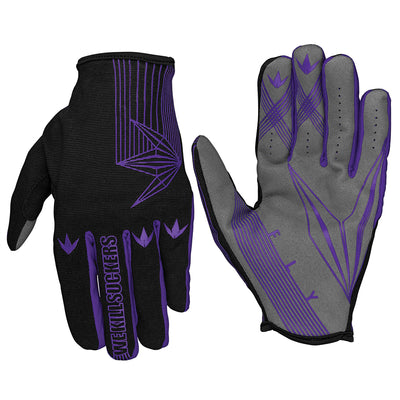 Bunker Kings Fly Paintball Gloves - Purple