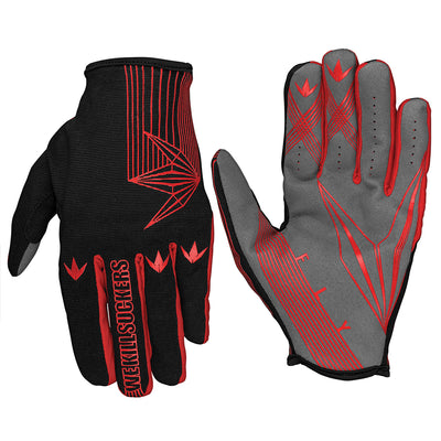 Bunker Kings Fly Paintball Gloves - Red