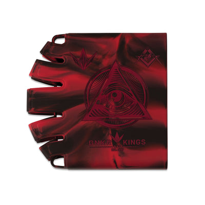 Bunker Kings Knuckle Butt Tank Cover - 45-88ci - Conspiracy Red