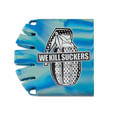 Bunker Kings Knuckle Butt Tank Cover - 45-88ci - WKS Grenade Cyan