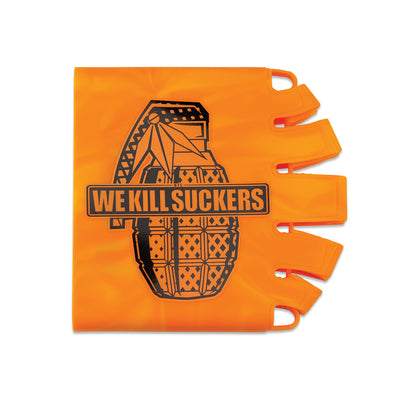 Bunker Kings Knuckle Butt Tank Cover - 45-88ci - WKS Grenade Orange