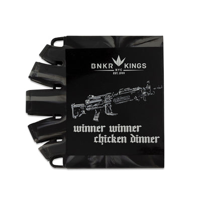 Bunker Kings Knuckle Butt Tank Cover - 45-88ci - Winner Winner Black