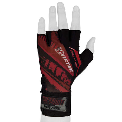 Virtue Breakout Gloves - Mesh Half Finger - Red
