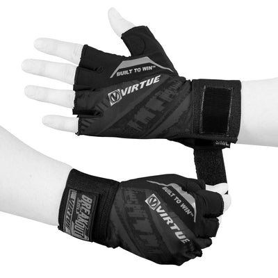 Virtue Breakout Gloves - Mesh Half Finger - Black