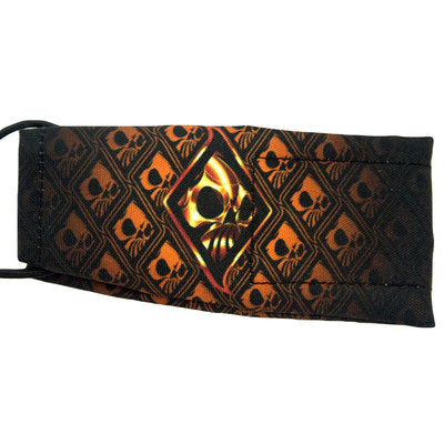 Wicked Sports Paintball Barrel Cover / Sock - Wicked Skulls - Orange