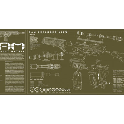 Dye Paintball Tech Mat - Dam