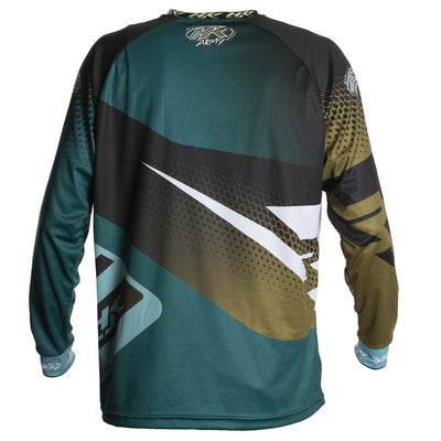 HK Army Retro Paintball Jersey - Edge - Aqua / Gold