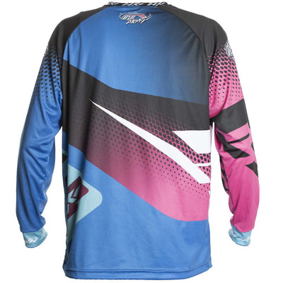 HK Army Retro Paintball Jersey - Edge - Blue / Pink