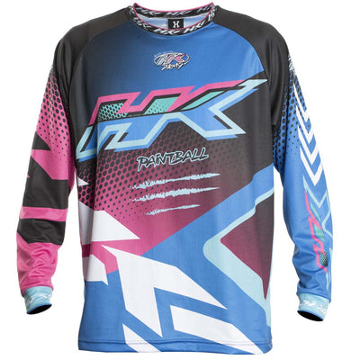 HK Army Retro Paintball Jersey - Edge - Blue / Pink