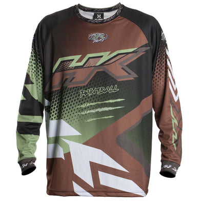 HK Army Retro Paintball Jersey - Edge - Brown / Olive