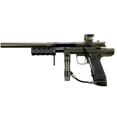 Empire Sniper Pump Paintball Marker - Dust Olive / Polished Black w/Barrel Kit