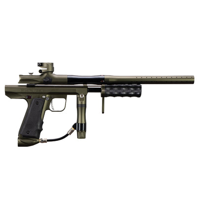 Empire Sniper Pump Paintball Marker - Dust Olive / Polished Black w/Barrel Kit