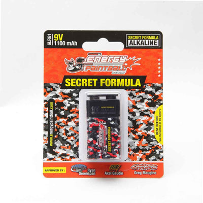 Energy Paintball Batteries - Secret Formula - 9 Volt - Single Pack - 9V