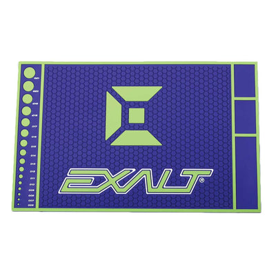 Exalt Paintball HD Rubber Tech Mat - Purple / Lime