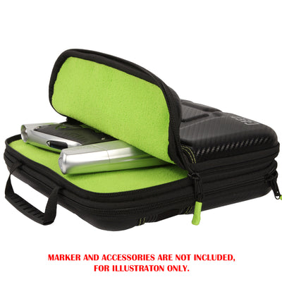 Exalt Paintball Carbon Series Marker Case / Gun Bag - Black / Lime