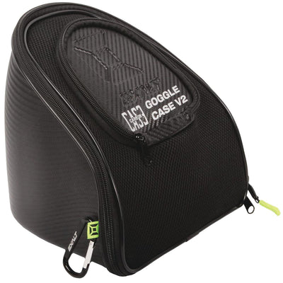 Exalt Paintball Carbon Series Goggle Case V2 - Black / Lime