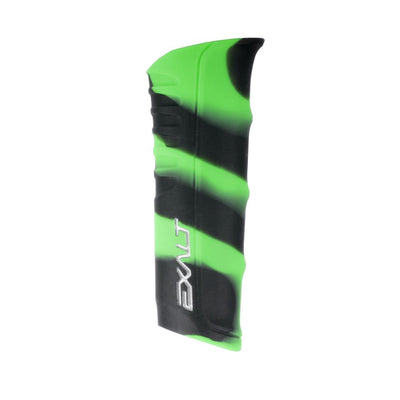 Exalt Paintball Shocker RSX Grip Skin - Regulator Cover - Green Swirl