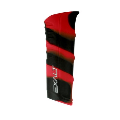 Exalt Paintball Shocker RSX Grip Skin - Regulator Cover - Red Swirl