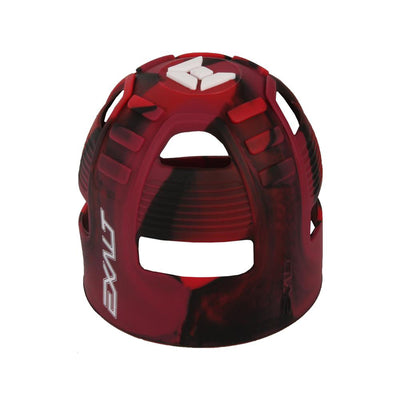 Exalt Paintball Tank Grip - 45-88ci - Red Swirl